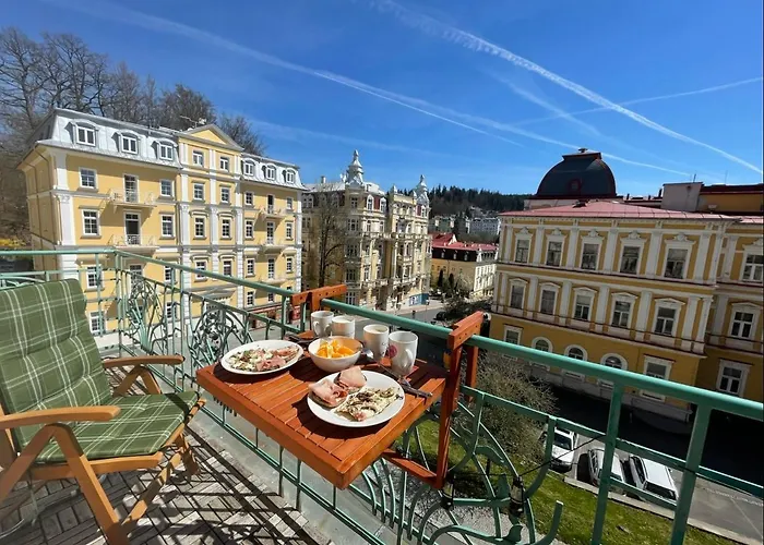 Balconies Above Colonnade