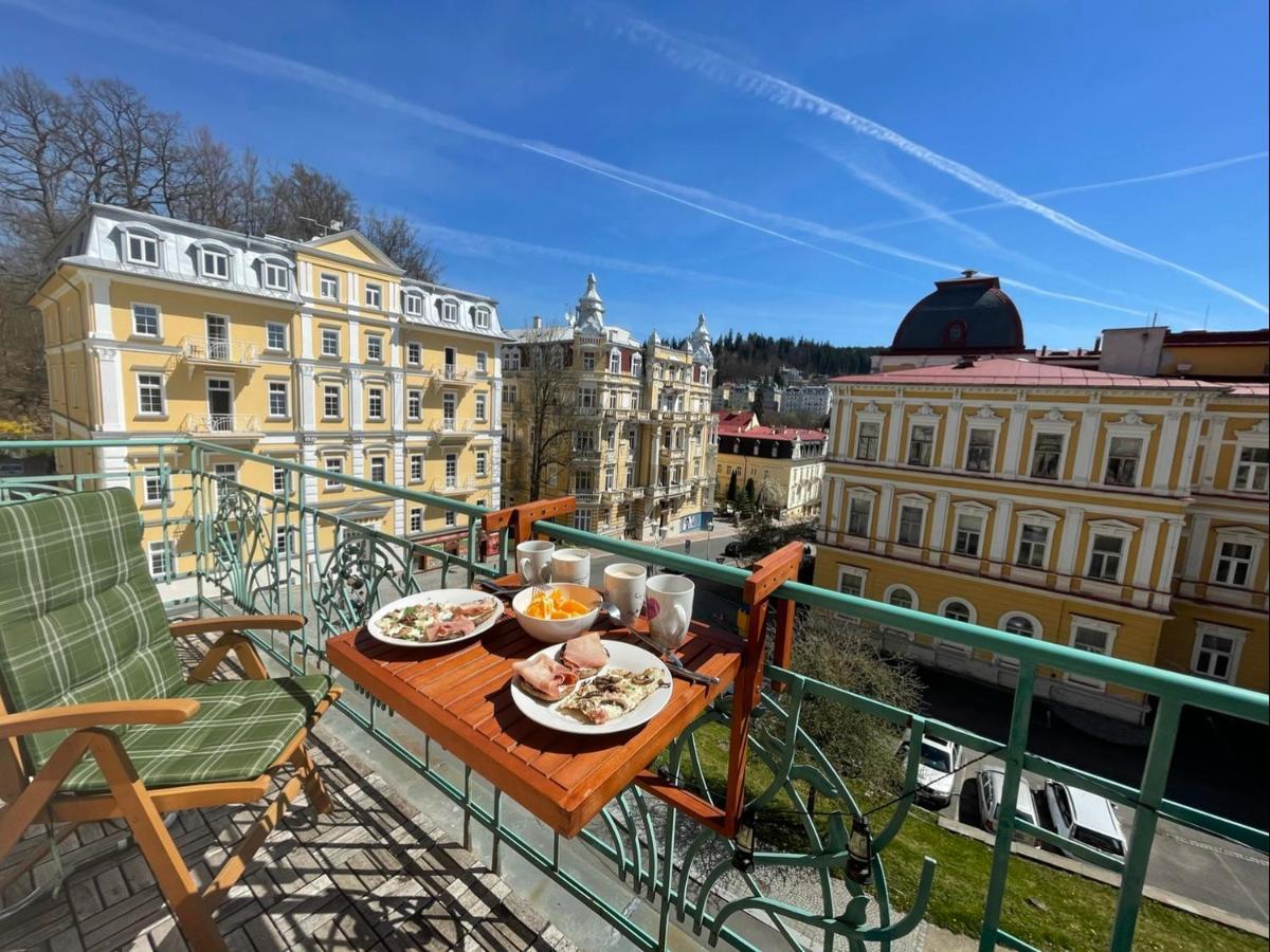 Balconies Above Colonnade Apartment *