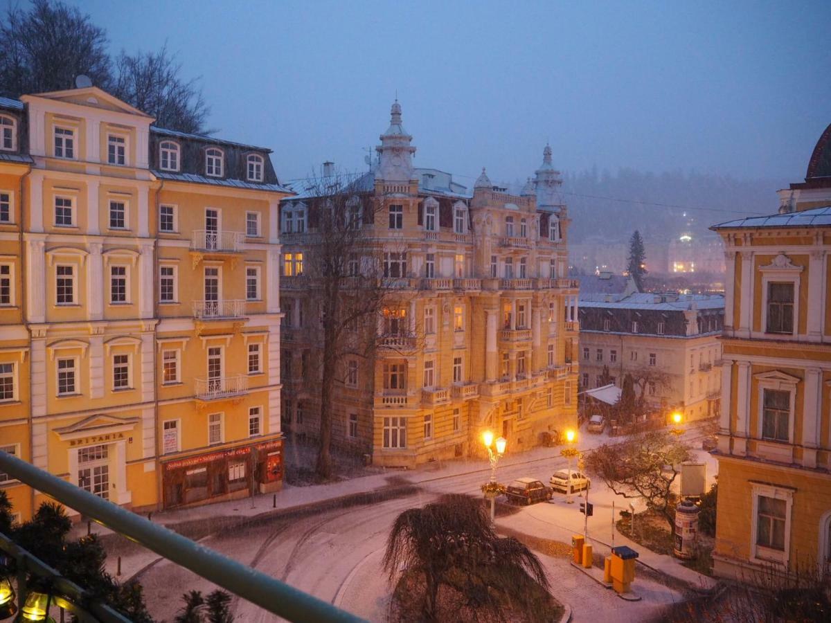 Balconies Above Colonnade Marianske Lazne
